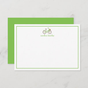 Tarjetas de notas personalizadas para bicicletas d