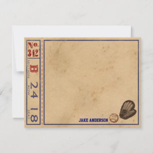 Tarjetas de notas personalizadas para deportes de 