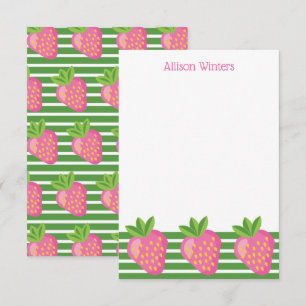 Tarjetas de notas personalizadas para franjas y fr