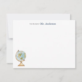 Tarjetas de notas personalizadas para profesores c