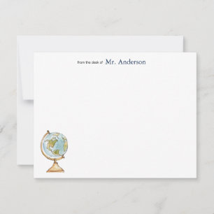 Tarjetas de notas personalizadas para profesores c