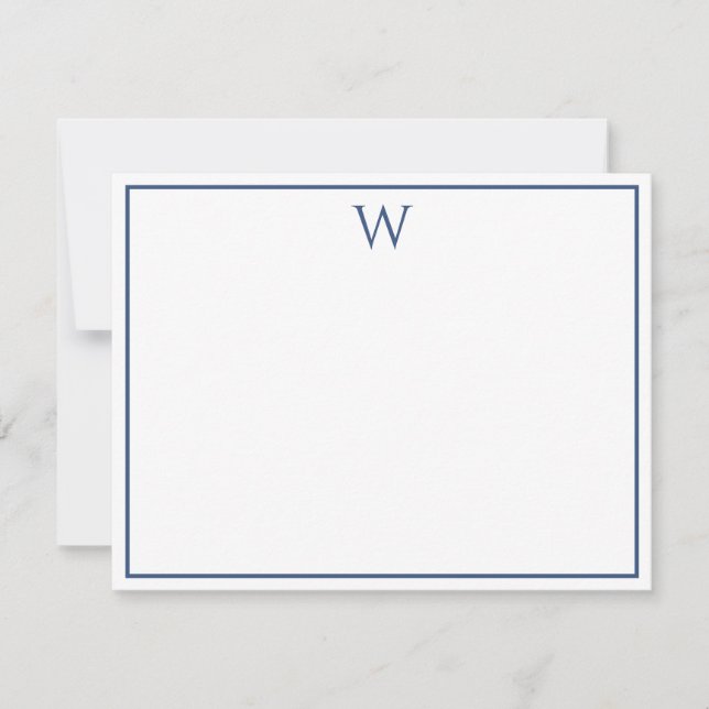 Tarjetas de Notas Personalizadas Simples (Anverso)
