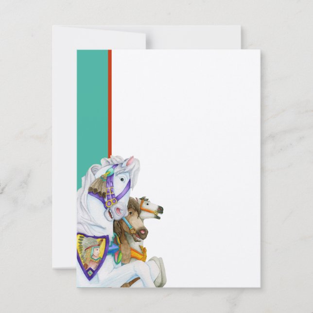 Tarjetas de notas planas de carrera permanente (Anverso)