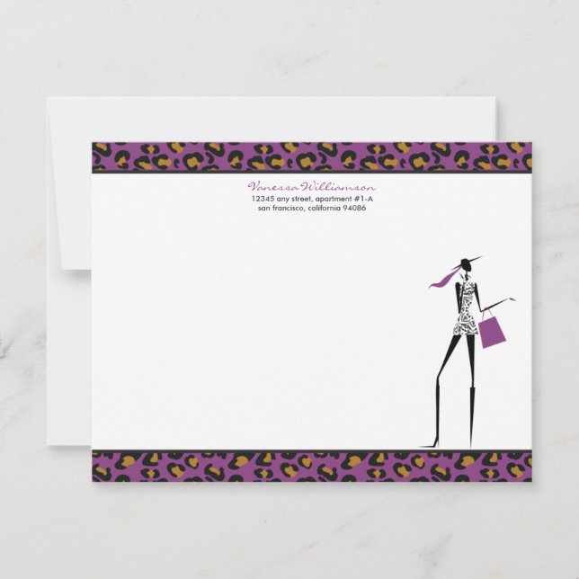 Tarjetas de notas planas de Personalizado de icono (Anverso)