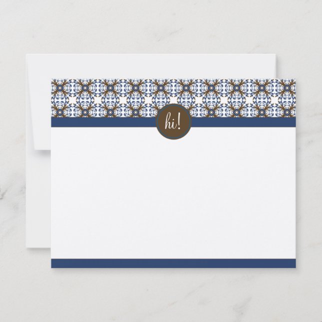Tarjetas de notas planas decorativas de moda (Ósca (Anverso)