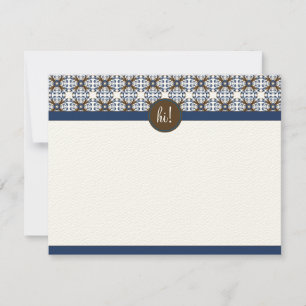 Tarjetas de notas planas decorativas de moda (Ósca