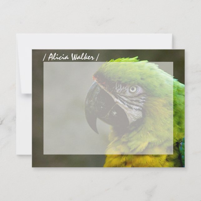 Tarjetas de notas planas personalizadas de fotogra (Anverso)
