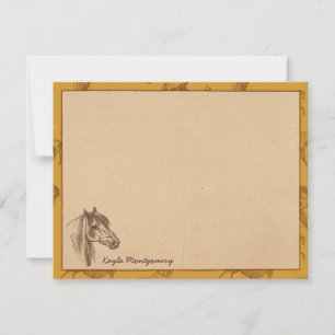 Tarjetas de notas planas personalizadas para cabal