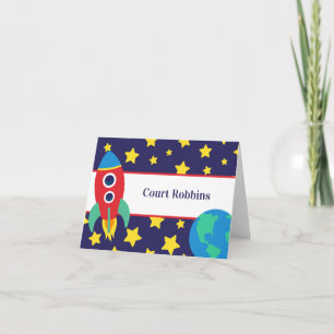 Tarjetas de notas plegadas personalizadas del cohe