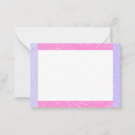 Tarjetas De Notas Rosa Y Púrpura