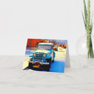 Tarjetas de notas "Salida, CO Morning"