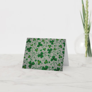 Tarjetas de notas Shamrock