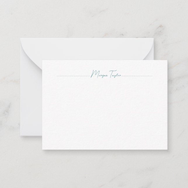 Tarjetas de notas simples y minimalistas (Anverso)
