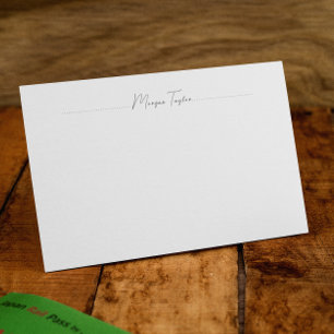 Tarjetas de notas simples y minimalistas