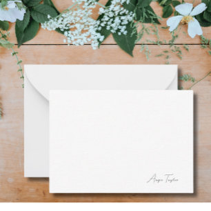 Tarjetas de notas simples y minimalistas