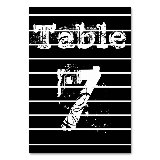 Tarjetas de número de mesa de boda personalizadas  (Reverso)