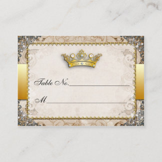 Tarjetas de número de tabla de Boda de cuento de h