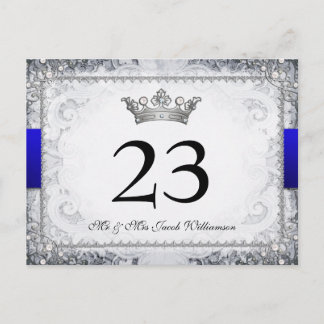 Tarjetas de número de tabla de Boda de cuento de h