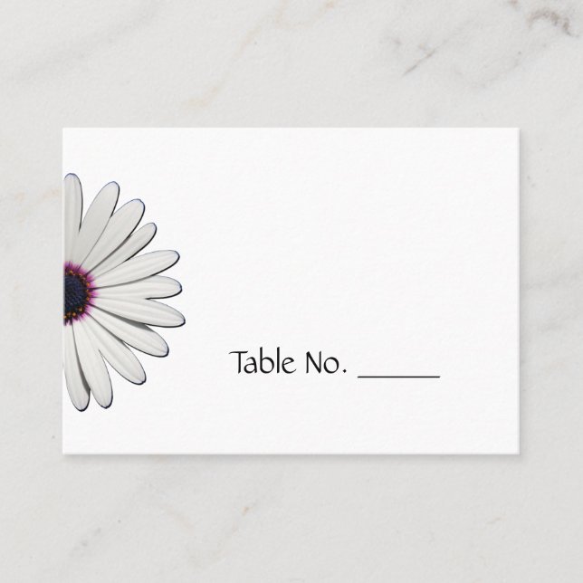 Tarjetas de número de tabla de Boda individual Dai (Anverso)