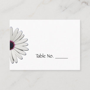 Tarjetas de número de tabla de Boda individual Dai