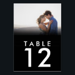 Tarjetas de número de tabla de fotos de boda<br><div class="desc">Sube tu fotografía favorita a estas tarjetas de número de tabla del boda de fotos del personalizado. El diseño se repite delante y detrás de la tarjeta. Contáctame si necesitas ayuda con la plantilla,  me gustaría ayudar.</div>