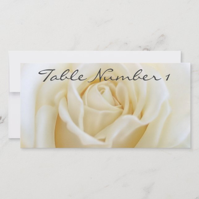 Tarjetas de números de tabla (Anverso)