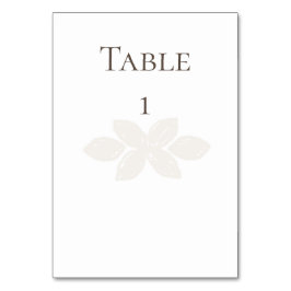 Tarjetas de números de tabla de Boda Boho