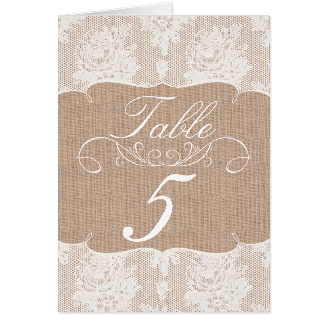 Tarjetas de números de tabla de Boda de impresión  (Frente)