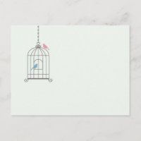Tarjetas de números de tabla de Boda de jaulas