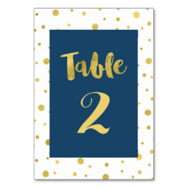 Tarjetas de números de tabla de Boda de la Marina