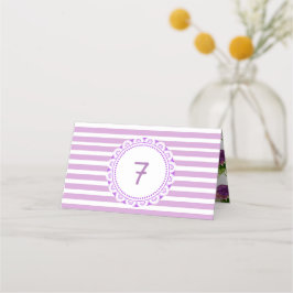 Tarjetas de números de tabla de Boda de Petunia pú