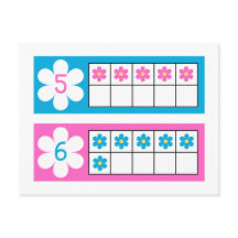 Tarjetas de Números, Tarjetas Flash de Recuento pa