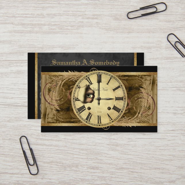 Tarjetas de observación del perfil del reloj (Anverso/Reverso In Situ)