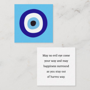 Tarjetas de Ojo Turco Azul de Buena Suerte y Buen 