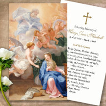 Tarjetas de oración | Anunciación