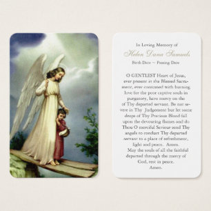 Tarjetas de oración   Arch Angel Michael