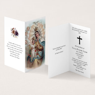 Tarjetas de Oración Católicas   María No Llores