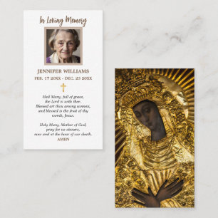 Tarjetas de Oración Católicas Nuestra Señora de la