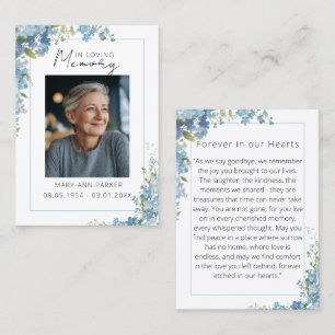 Tarjetas de Oración con Fotos de Flores Nomeolvide