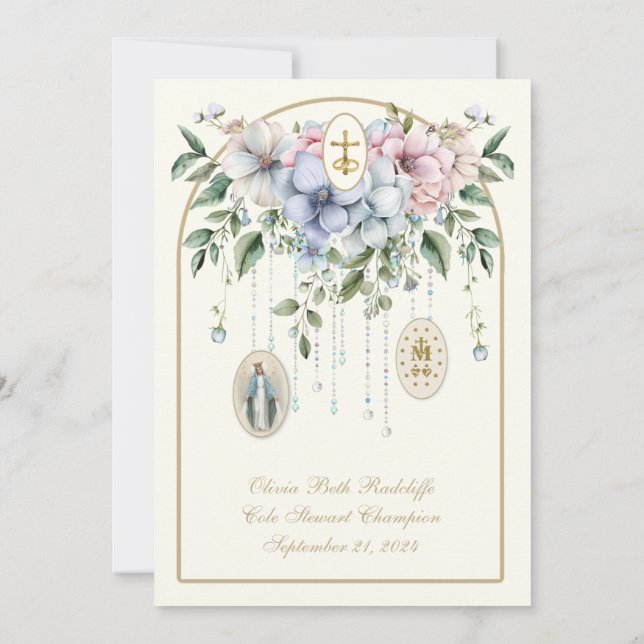 Tarjetas de oración de Olivia (Reverso)