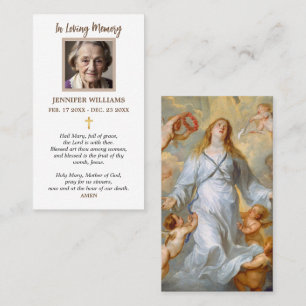 Tarjetas de Oración I Virgen María Asciende al Cie