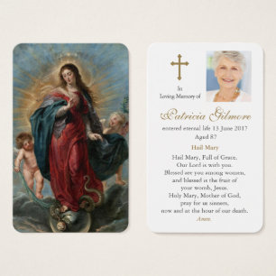 Tarjetas de oración   La Inmaculada Concepción