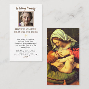 Tarjetas de Oración Madonna y Niño por Andrea Sola