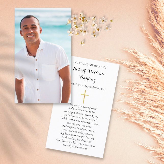 Tarjetas de oración memorial de simpatía fúnebre c (Subido por el creador)