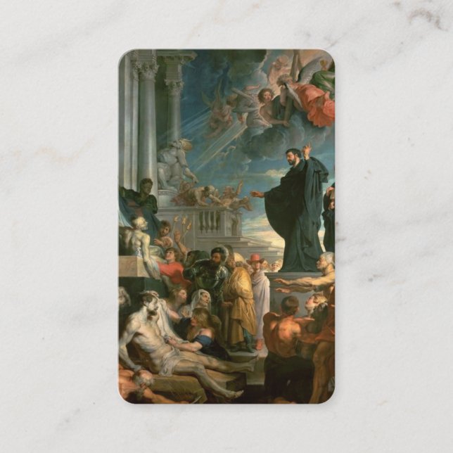 Tarjetas de oración | Milagros San Francisco Xavie (Anverso)