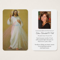 Tarjetas de oración | Misericordia divina 1