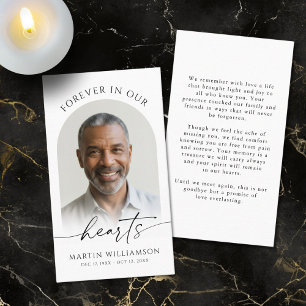 Tarjetas de Oración Modernas con Foto para Siempre