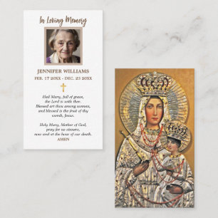Tarjetas de Oración Nuestra Señora de la Luz de la