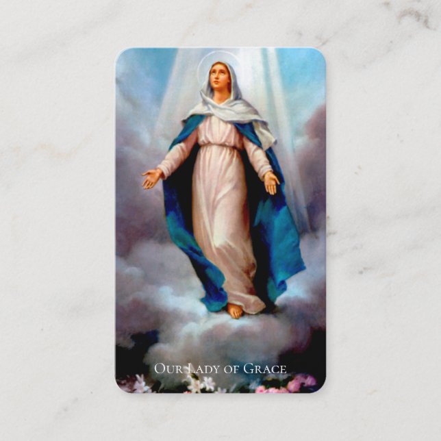 Tarjetas de oración | Nuestra Señora Deluxe (Anverso)