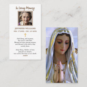 Tarjetas de Oración Religiosas I Nuestra Señora de